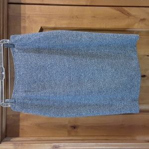 Gray Pencil Skirt